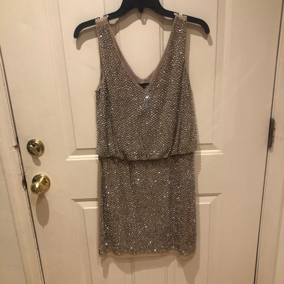 XSCAPE Sparkle Mini Dress - Picture 1 of 5